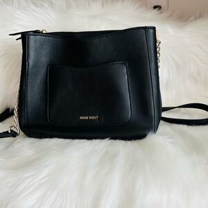 Nine West Elegant Black Crossbody Bag